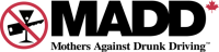 MADD Mothers Against Drunk Driving logo.